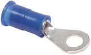 TERMINAL, RING TONGUE, #8, CRIMP, BLUE