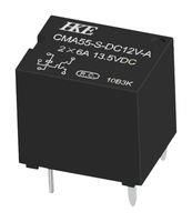 AUTOMOTIVE RELAY, DPST-NO, 6A, 12VDC, TH