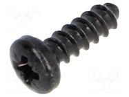 Screw; XLR socket; Thread: 2,9; 8mm; Head: cheese head NEUTRIK