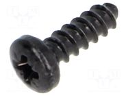 Screw; XLR socket; Thread: 2,9; 8mm; Head: cheese head NEUTRIK