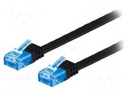 Patch cord; RJ45 plug,both sides; U/UTP; 6a; stranded; Cu; PVC GOOBAY
