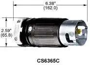 CONNECTOR, POWER ENTRY, PLUG, 3P4W, 50A 3PH 250V