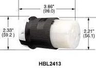 CONNECTOR, POWER ENTRY, 20A