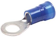 TERMINAL, RING TONGUE, 3/8IN, CRIMP BLUE