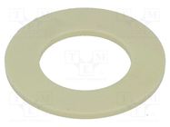 Bearing: thrust washer; without mounting hole; Øout: 18mm; yellow IGUS