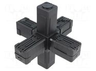 Mounting coupler; for profiles; polyamide; -30÷100°C; I: 77mm ELESA+GANTER