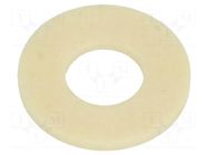 Bearing: thrust washer; without mounting hole; Øout: 12mm; yellow IGUS