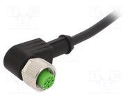 Connection lead; M12; PIN: 4; angled; 10m; plug; 30VAC; 4A; -25÷85°C MURR ELEKTRONIK