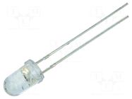LED; red; 5mm; 14400÷18000mcd; 15°; Front: convex; 1.8÷2.6VDC OPTOSUPPLY