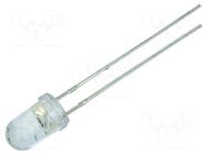 LED; red; 5mm; 14400÷18000mcd; 15°; Front: convex; 1.8÷2.6VDC OPTOSUPPLY