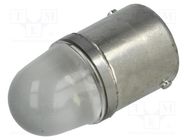 LED lamp; white; BA15S; 24VDC; 24VAC POLAM-ELTA