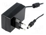 Power supply: switched-mode; mains,plug; 7.5VDC; 2.93A; 22W; 84.5% MEAN WELL