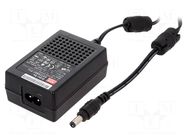 Power supply: switching; 28VDC; 0.89A; Out: 5,5/2,1; 25W; 85÷264VAC MEAN WELL