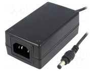 Power supply: switching; 24VDC; 0.75A; Out: 5,5/2,1; 18W; 85÷264VAC MEAN WELL