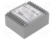 Transformer: mains; 24VA; 115VAC,230VAC; 18V; 18V; PCB; IP00 