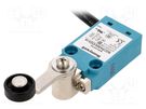 Limit switch; lever R 40mm, plastic roller Ø18mm; 5A; lead 5m HONEYWELL