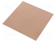 Laminate; FR4,epoxy resin; 0.6mm; L: 100mm; W: 100mm SOLDER PEAK