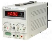 Power supply: laboratory; single-channel,linear; 0÷30VDC; 0÷3A GW INSTEK