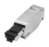 MODULAR CONN, RJ45 PLUG, 8P8C, SHIELDED