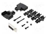 Connector: D-Sub; PIN: 15; plug; female; angled 45°; soldering MH CONNECTORS