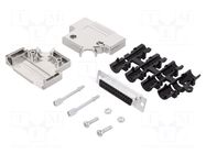 Connector: D-Sub; PIN: 25; plug; female; angled 45°; soldering MH CONNECTORS