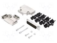 Connector: D-Sub; PIN: 25; plug; male; angled 45°; soldering MH CONNECTORS