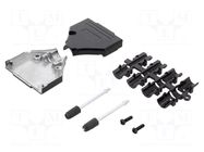 Enclosure for connectors: D-Sub; D-Sub 25pin,D-Sub HD 44pin MH CONNECTORS
