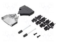 Enclosure for connectors: D-Sub; D-Sub 25pin,D-Sub HD 44pin MH CONNECTORS