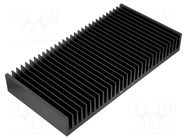 Heatsink: extruded; grilled; universal; black; L: 150mm; W: 300mm FISCHER ELEKTRONIK