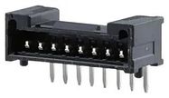 CONN, R/A HEADER, 8POS, 1ROW, 1.25MM, TH