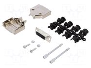 Connector: D-Sub; PIN: 15; plug; female; straight; soldering MH CONNECTORS