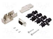 Connector: D-Sub; PIN: 9; plug; male; angled 90°; soldering MH CONNECTORS