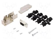 Connector: D-Sub; PIN: 9; plug; female; angled 90°; soldering MH CONNECTORS