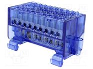 Splice terminal: distribution block; ways: 1; terminals: 26; blue BM GROUP