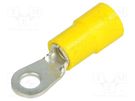 Tip: ring; M4; Ø: 4.2mm; 4÷6mm2; crimped; for cable; insulated; 130°C BM GROUP