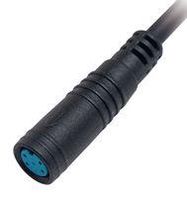 CABLE, 6P CIR RCPT-FREE END, 0.3M