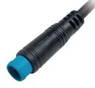 CABLE, 6P CIR PLUG-FREE END, 0.3M