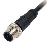 CABLE, 8P M12 RCPT-FREE END, 1M