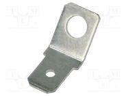 Terminal: flat; 6.3mm; 0.8mm; male; M4; non-insulated; screw; brass BM GROUP