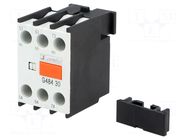 Auxiliary contacts; Leads: screw terminals; front; BF LOVATO ELECTRIC