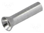 Tip: bootlace ferrule; non-insulated; copper; 0.5mm2; 6mm; tinned BM GROUP