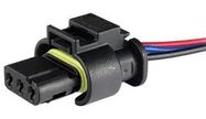 CAVITY, 3P RCPT,1.2MM SEAL STAR/0.3M/BLK