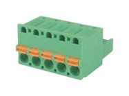 TERMINAL BLOCK, PLUGGABLE, 5POS, 12AWG