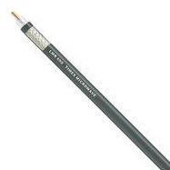 COAXIAL CABLE, 50 OHM, BLACK, PE, 100M