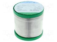 Tin; lead free; Sn99,3Cu0,7; 1mm; 0.5kg; reel; 227÷229°C; 2.2% ALPHA