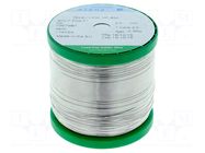 Tin; lead free; Sn99,3Cu0,7; 0.5mm; 0.5kg; reel; 227÷229°C; 2.2% ALPHA
