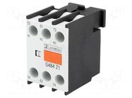 Auxiliary contacts; Leads: screw terminals; front; BF LOVATO ELECTRIC