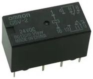 SIGNAL RELAY, DPDT, 2A, 125V