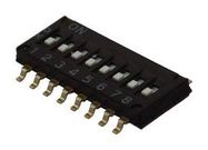 DIP SWITCH, SPST, 0.025A, 24VDC