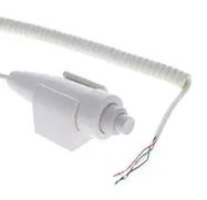 PB SW, DPST-NO, 2A, 125/30V, FREE HANG